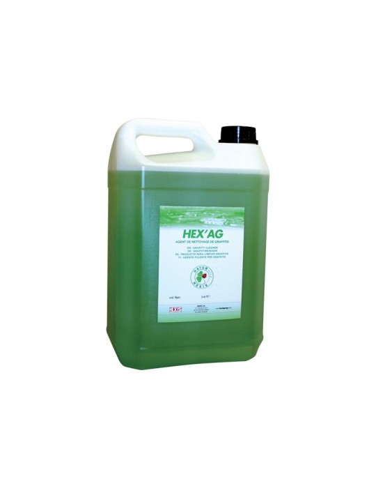HEXAG5L - Nettoyant Anti-Graffiti Liquid HEX'AG Bidon de 5 litres
